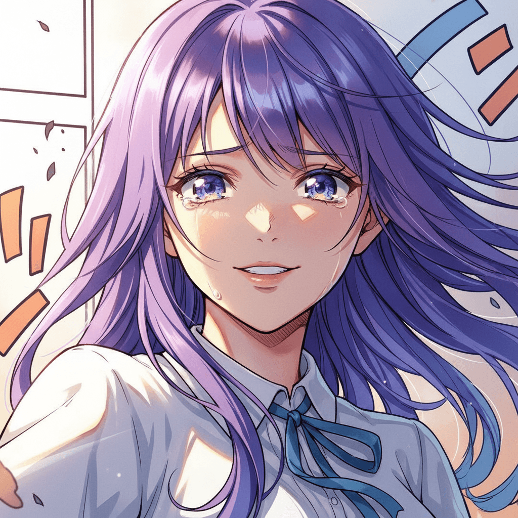 Detailed manga character illustration with expressive storytelling