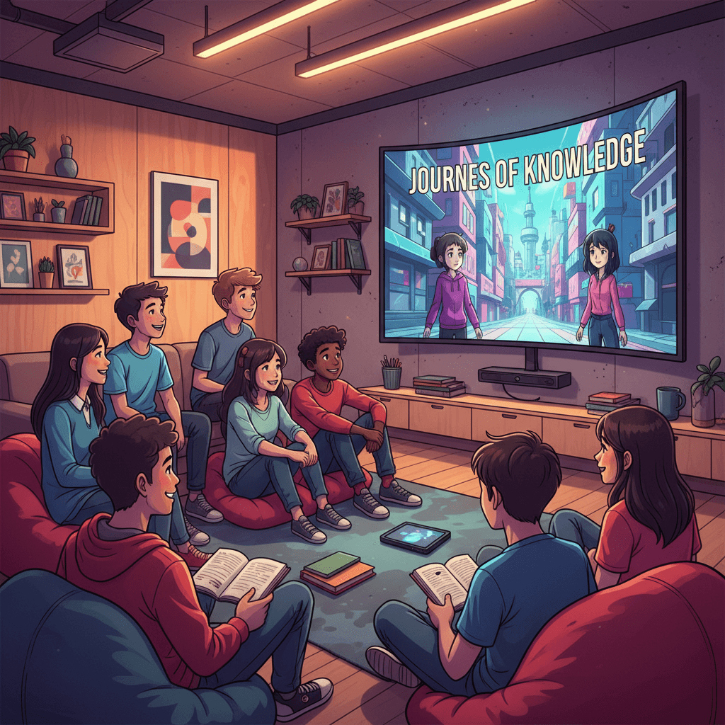 Students emotionally connected to educational narrative