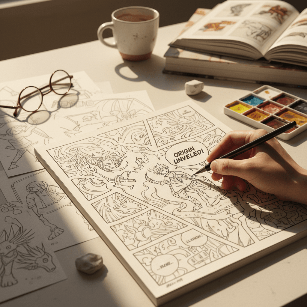 Manga-style educational guide