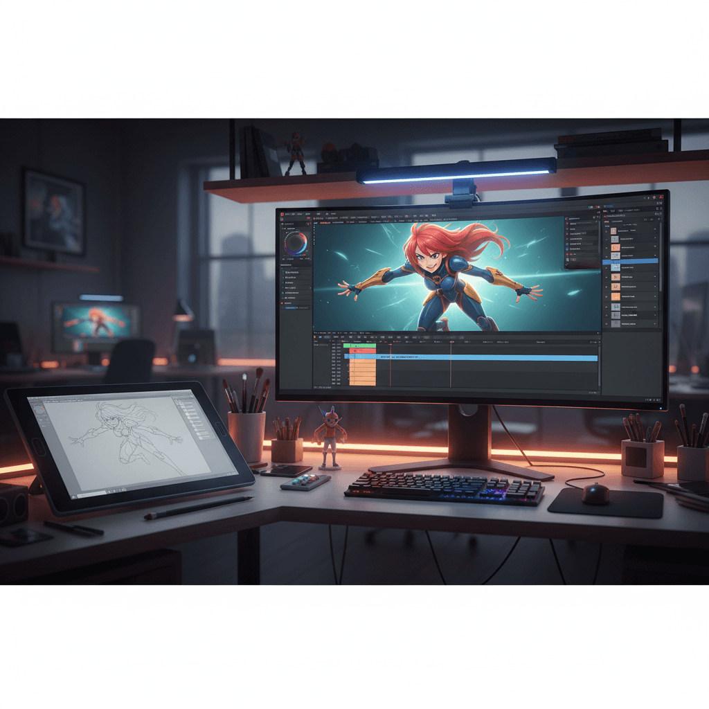 Animated series creation